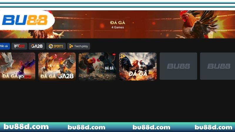 Đá Gà BU88 - Nơi Quy Tụ Hàng Triệu Sư Kê Bách Thắng Tìm hiểu về sảnh đá gà BU88